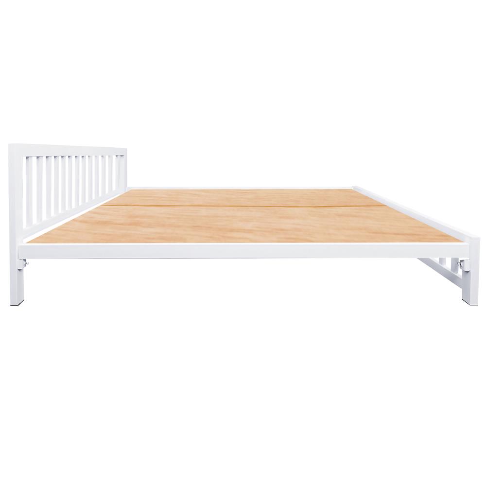 เตียงเหล็ก 5 ฟุต THAIBULL SSTVIE032-150W สีขาว