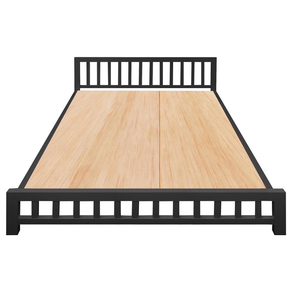 เตียงเหล็ก 5 ฟุต THAIBULL SSTVIE032-150W สีดำ