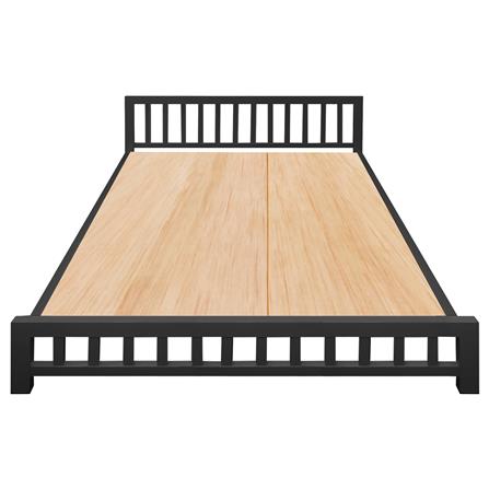 เตียงเหล็ก 5 ฟุต THAIBULL SSTVIE032-150W สีดำ_1