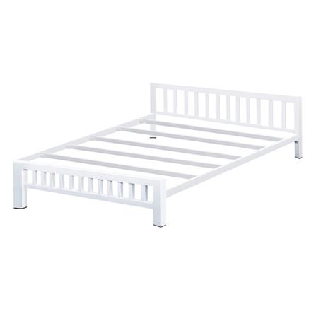 เตียงเหล็ก 6 ฟุต THAIBULL SSTVIE032-180 สีขาว_0