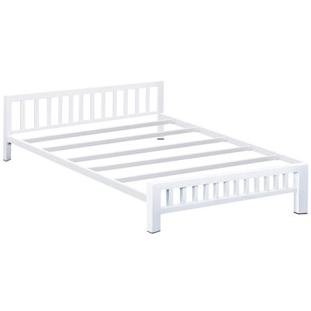 เตียงเหล็ก 6 ฟุต THAIBULL SSTVIE032-180 สีขาว_2