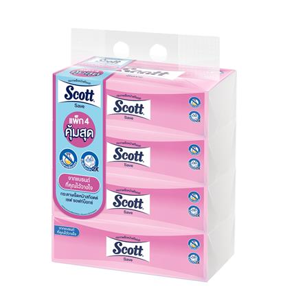 กระดาษเช็ดหน้า SCOTT SAVE (แพ็ก 4 ชิ้น)_0
