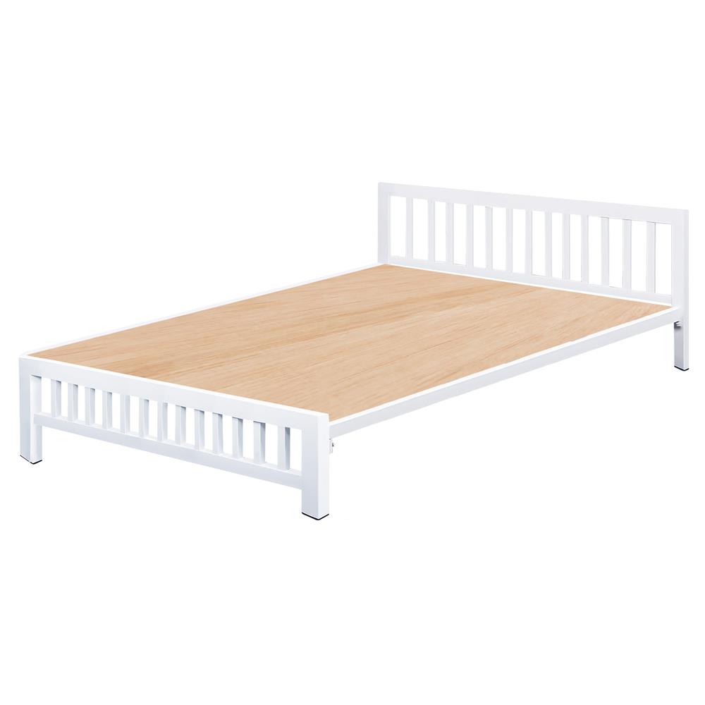 เตียงเหล็ก 6 ฟุต THAIBULL SSTVIE032-180W สีขาว