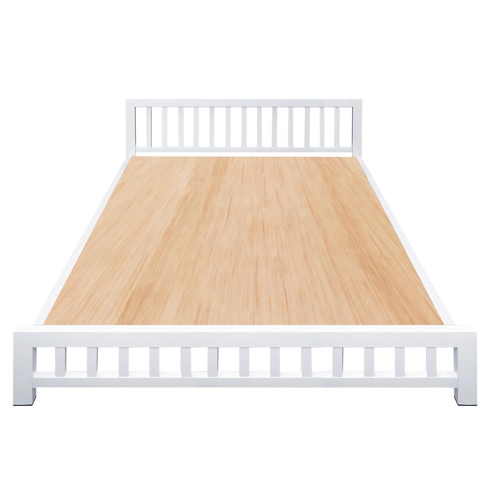 เตียงเหล็ก 6 ฟุต THAIBULL SSTVIE032-180W สีขาว