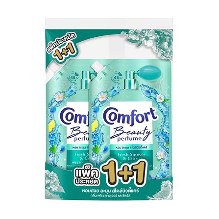 น้ำยาปรับผ้านุ่ม COMFORT 470 มล. กลิ่นเฟรช ชาวเวอร์ และ ซิตรัส (แพ็กคู่)_0