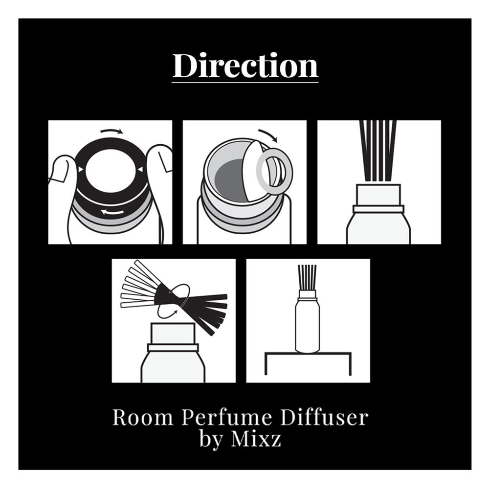 ก้านหอมปรับอากาศ MIXZ 85 มล. ฟลอรัล มัสค์