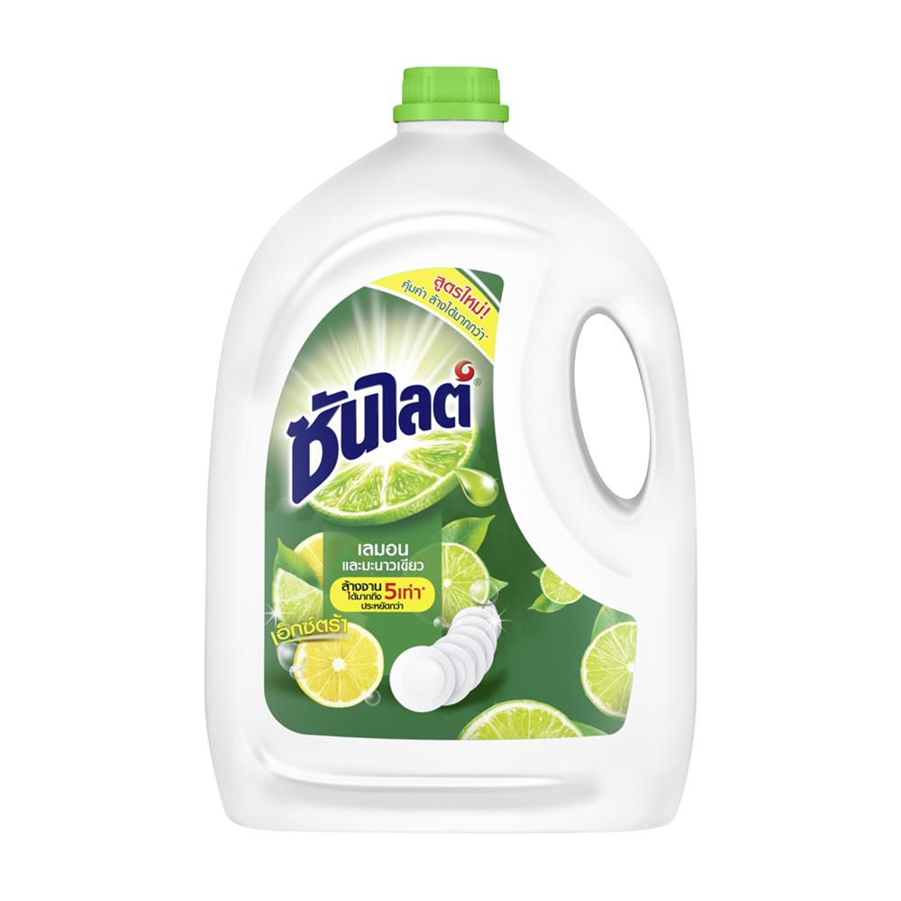 น้ำยาล้างจาน SUNLIGHT 2800 มล. LEMON AND GREEN LIME