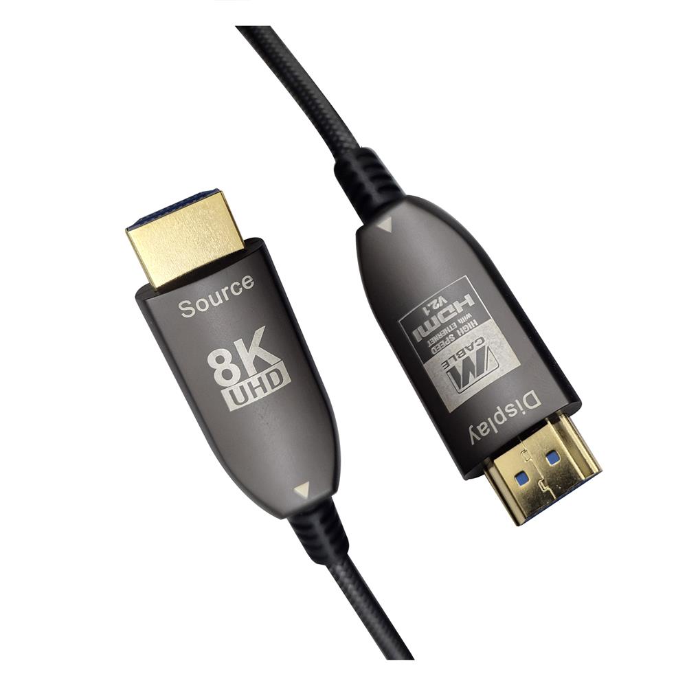 สาย HDMI 8K V.2.1 M-CABLE M-HDMI-FO 10 เมตร