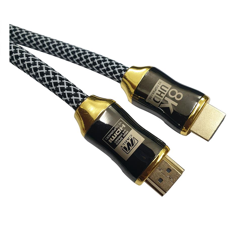 สายไนลอน HDMI 8K V2.1 M-CABLE M-HDMI-TN 3 เมตร