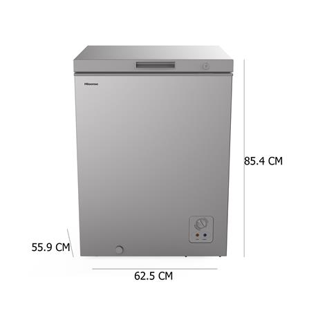 ตู้แช่ 2 ระบบ HISENSE LF189N4TW1 5.3 คิว สีเทา_2