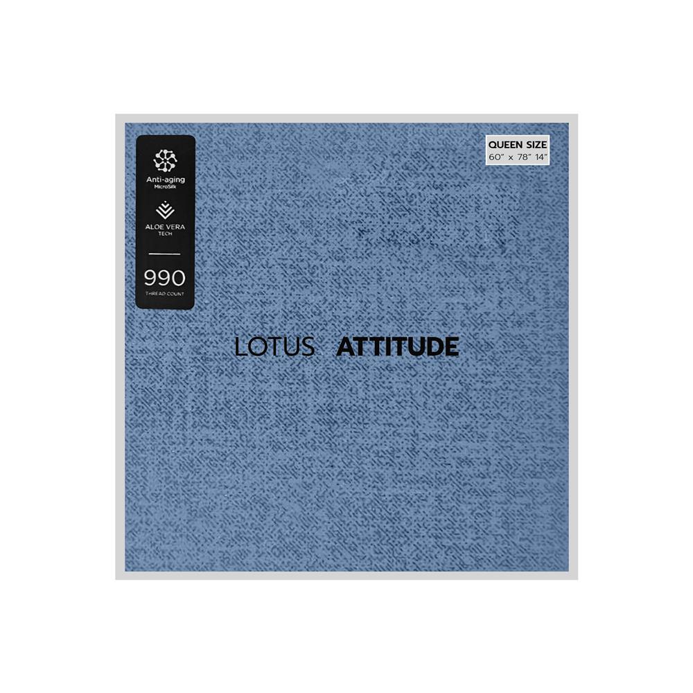 ชุดผ้าปูที่นอน 5 ฟุต 5 ชิ้น LOTUS ATTITUDE ELEMENTS BLUE MOON