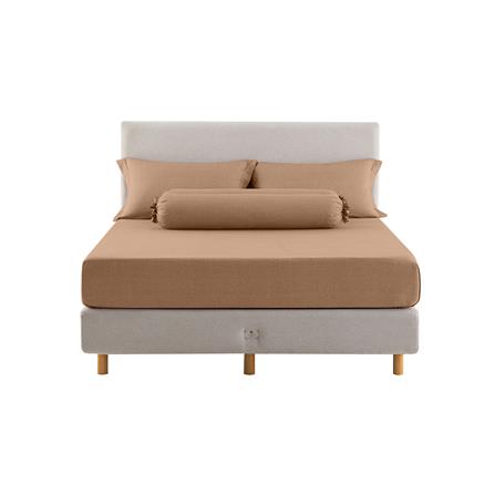 ชุดผ้าปูที่นอน 6 ฟุต 5 ชิ้น LOTUS ATTITUDE ELEMENTS ALMOND_1