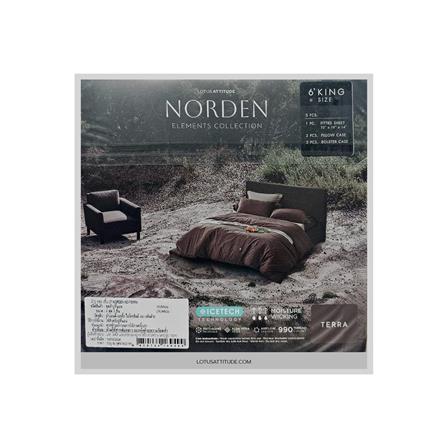 ชุดผ้าปูที่นอน 6 ฟุต 5 ชิ้น LOTUS ATTITUDE ELEMENTS TERRA_6