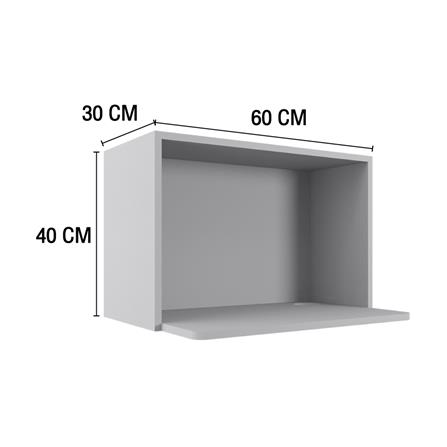 ตู้แขวนไมโครเวฟ MJ ETERNITY 60x40 ซม. สี ELEGANT GREY_3