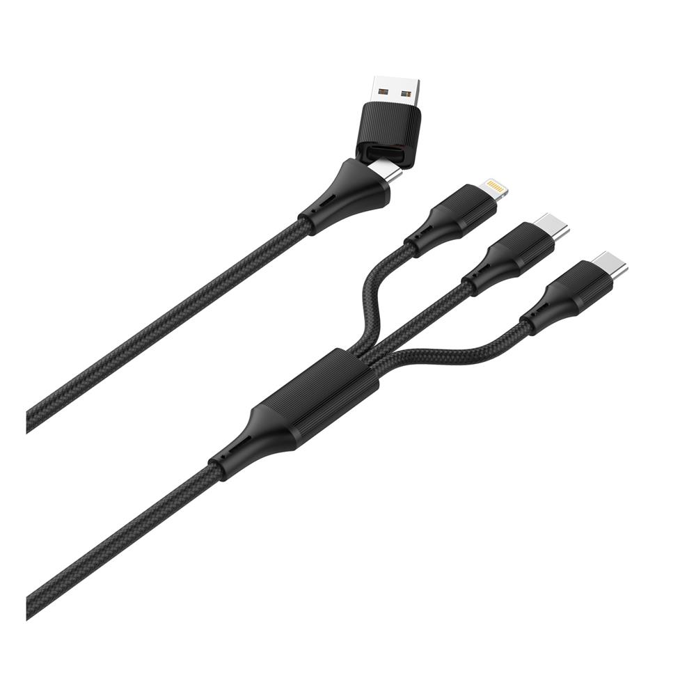 สายชาร์จ 3 IN 1 LDNIO LC97UC 1.2 เมตร