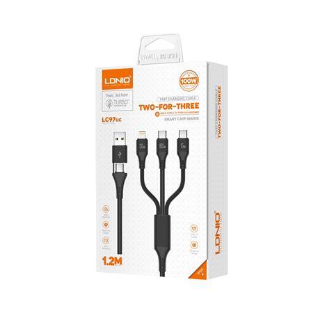 สายชาร์จ 3 IN 1 LDNIO LC97UC 1.2 เมตร_5