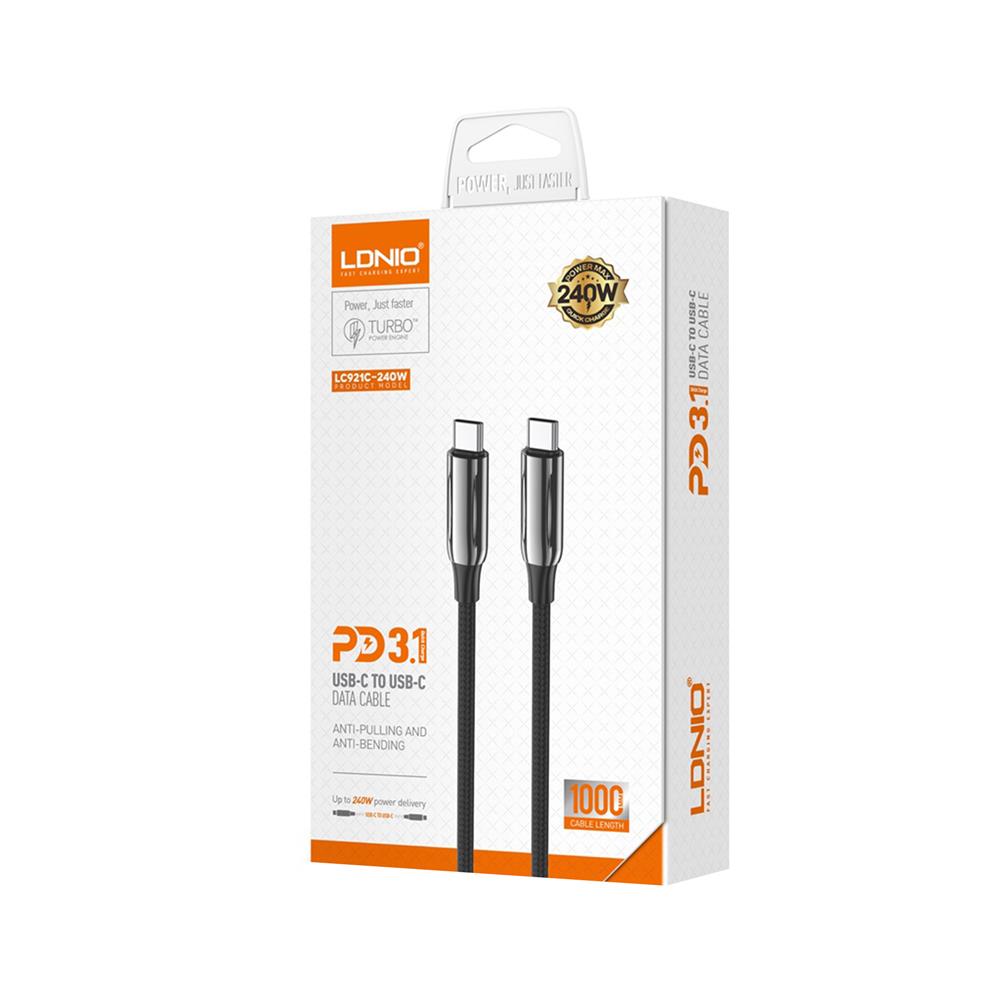 สายชาร์จ TYPE-C TO TYPE-C LDNIO LC921 1 เมตร