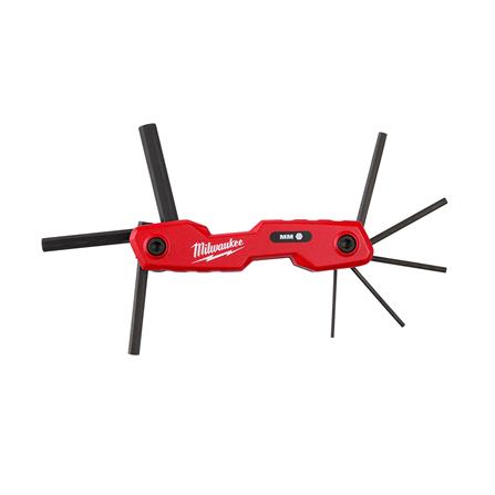 ชุดประแจหกเหลี่ยม แบบพับเก็บ MILWAUKEE 8 ชิ้น_0