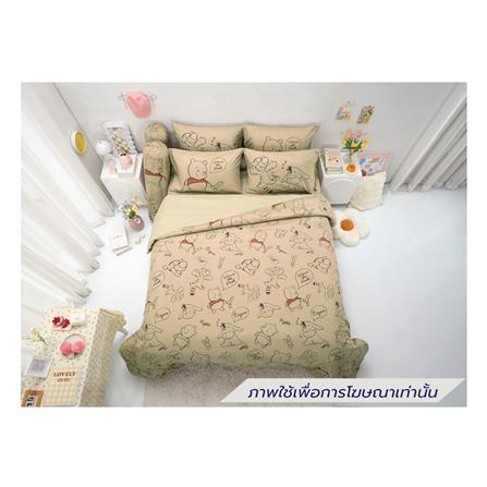 ชุดผ้าปูที่นอน 5 ฟุต 5 ชิ้น TULIP POOH 60112-DLD032_0