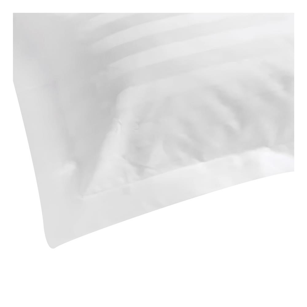 ปลอกหมอนหนุน DREAMERY CT250T STRIP FLANG 20X30 นิ้ว สีขาว (แพ็ก 2 ชิ้น)