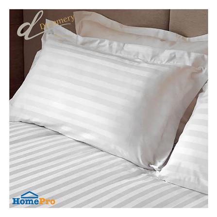 ปลอกหมอนหนุน DREAMERY CT300T STRIP FLANG 20X30 นิ้ว สีขาว (แพ็ก 2 ชิ้น)_3