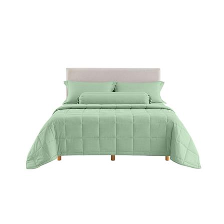 ชุดผ้าปูที่นอน 6 ฟุต 6 ชิ้น LOTUS ATTITUDE ELEMENTS JADE_1