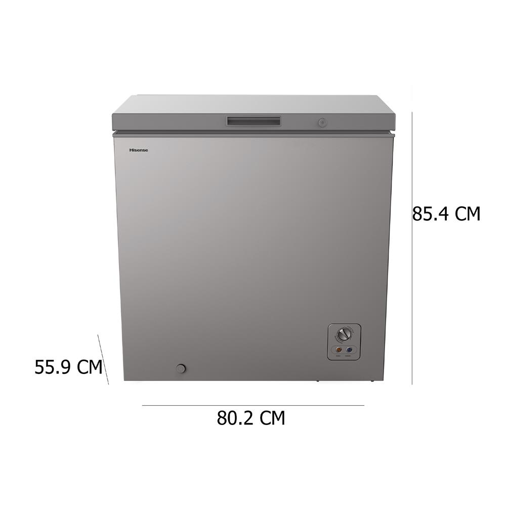 ตู้แช่ 2 ระบบ HISENSE LF229N4TW1 7.3 คิว สีเทา