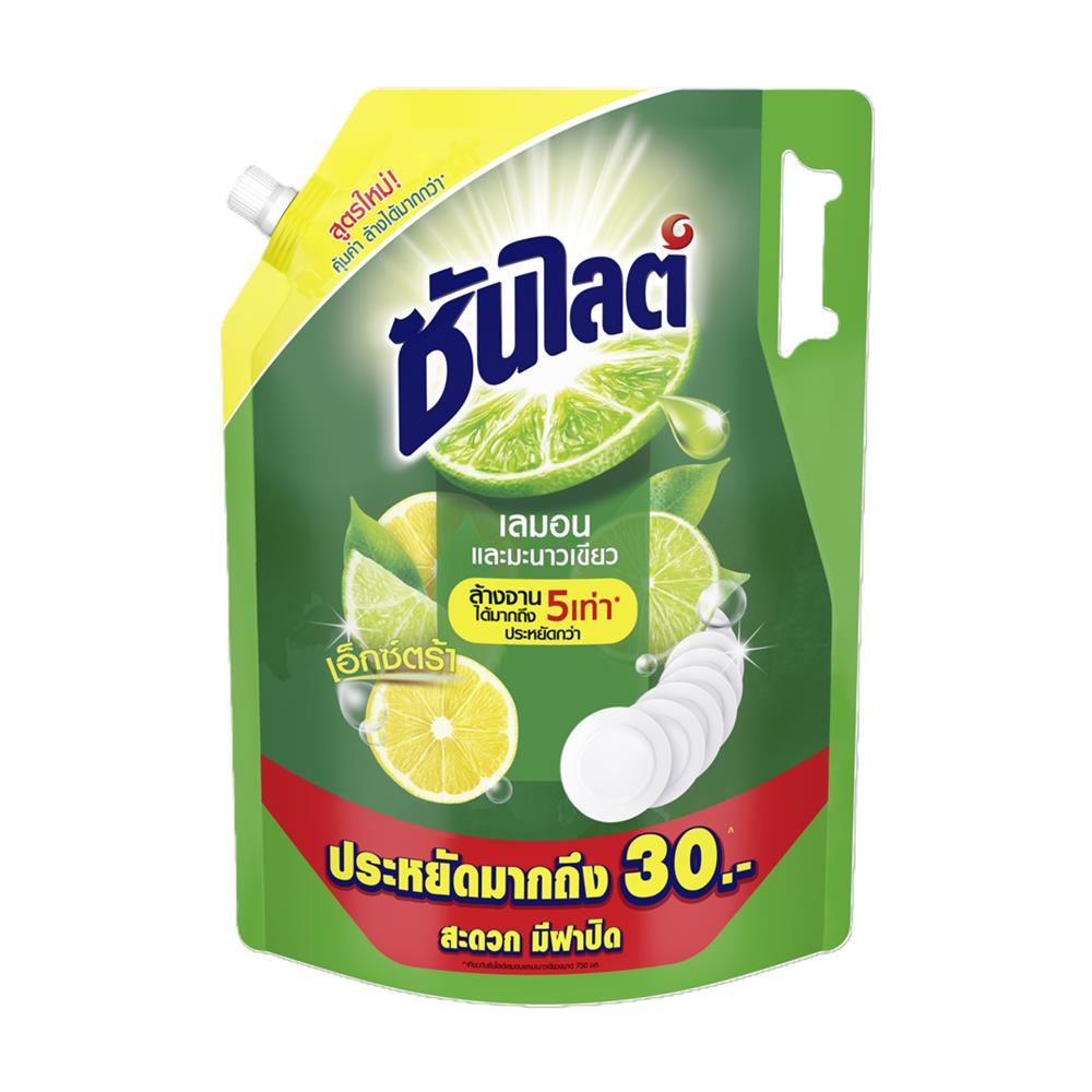 น้ำยาล้างจาน SUNLIGHT 1,700 มล. LEMONGREEN LIME
