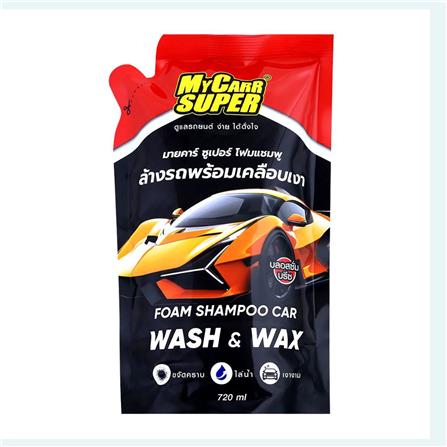 โฟมแชมพูล้างรถเคลือบเงา MY CARR SUPER 720 มล. BLOSSOM BREEZE_0