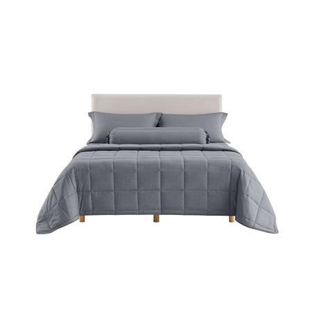 ชุดผ้าปูที่นอน 6 ฟุต 6 ชิ้น LOTUS ATTITUDE ELEMENTS GRANITE_1