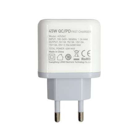 ชุดสายชาร์จ LDNIO A2526C 45 วัตต์_0