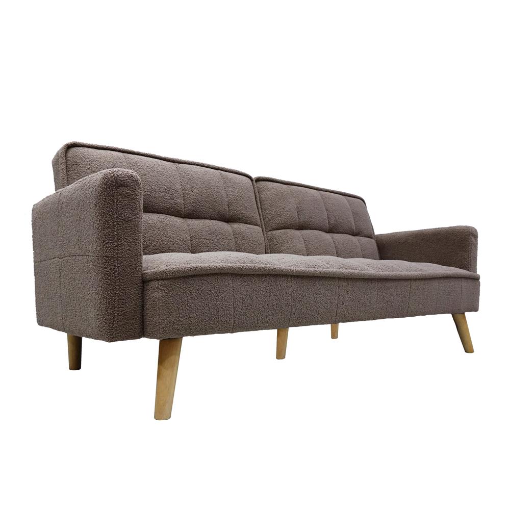 โซฟาเบด 2 ที่นั่ง SURE LATICA HB-1643 ผ้า สีน้ำตาลเข้ม