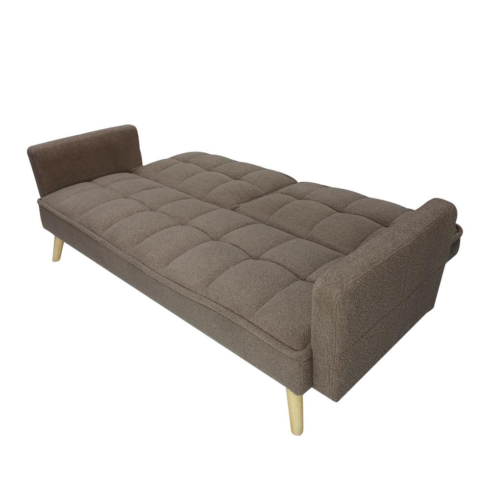 โซฟาเบด 2 ที่นั่ง SURE LATICA HB-1643 ผ้า สีน้ำตาลเข้ม