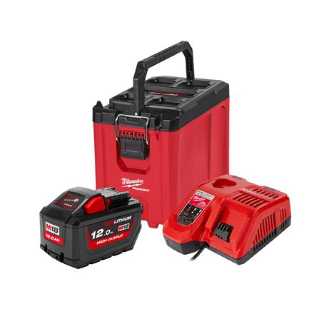 ชุดแบตเตอรี่ MILWAUKEE M18 HB12 STARTER KIT 18 โวลต์ 12.0 แอมป์_0