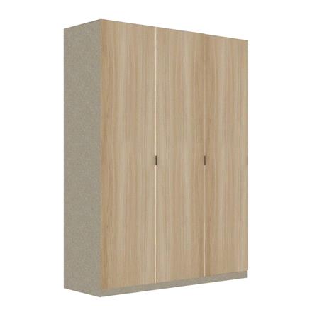 ตู้เสื้อผ้า 3 บานเปิด SB BUILT IN WARDROBE PLUS 59061779 150 ซม. สีไม้อ่อน/RIO BROWN_1