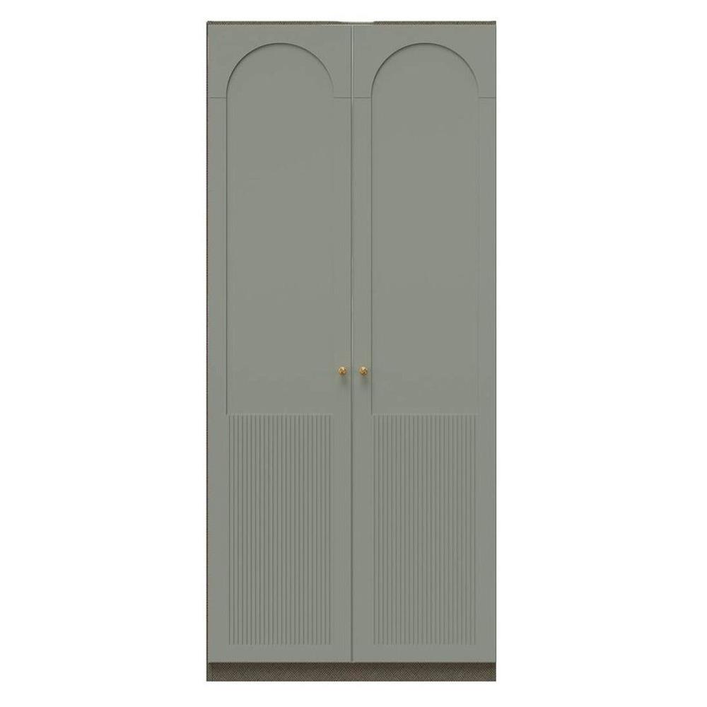 ตู้เสื้อผ้า 2 บานเปิด SB BUILT IN WARDROBE PLUS 59061543 100 ซม. สี PEWTER GREY