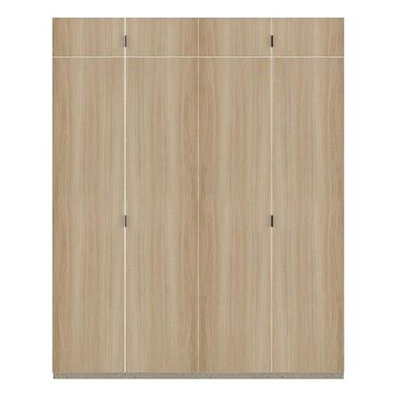 ตู้เสื้อผ้า 4 บานเปิด SB BUILT IN WARDROBE PLUS 59061784 200 ซม. สี RIO BROWN_0