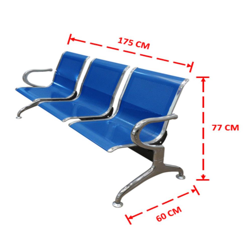 เก้าอี้รับรอง SURE XENA CC-312-3 สีน้ำเงิน