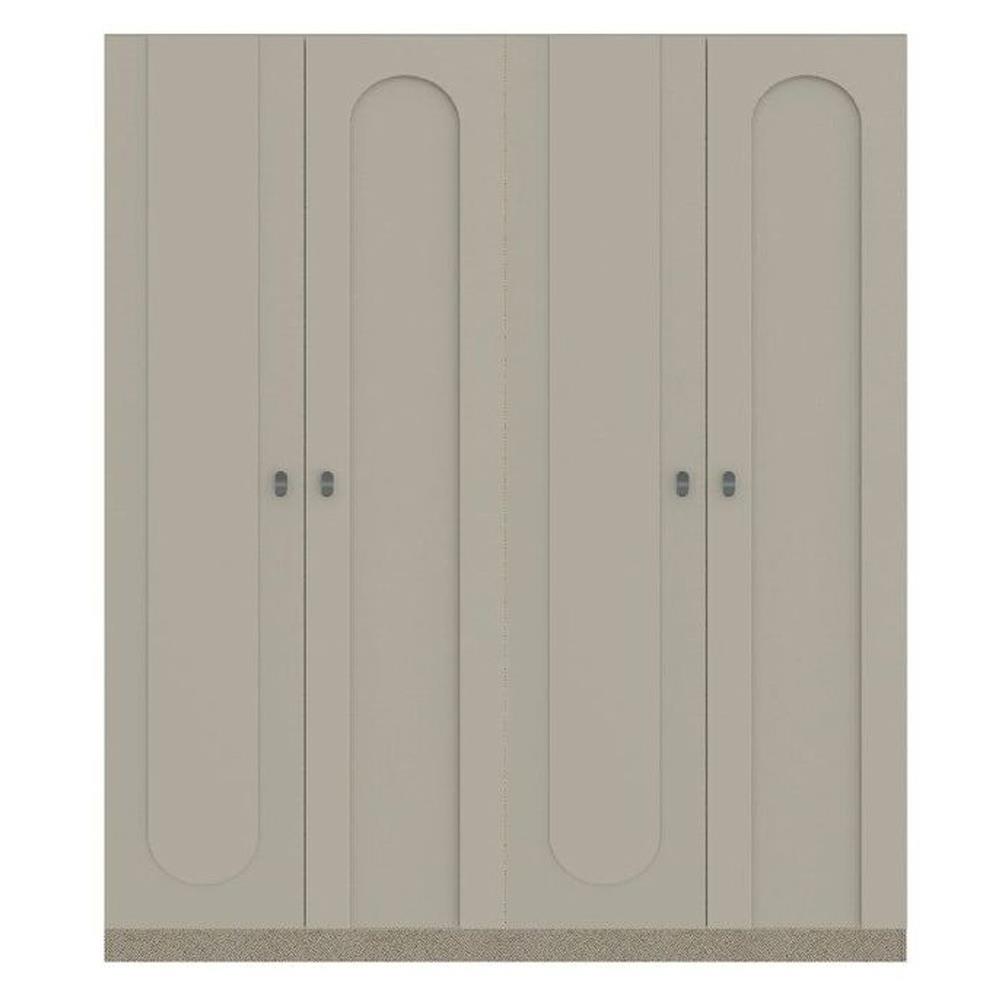 ตู้เสื้อผ้า 4 บานเปิด SB BUILT IN WARDROBE PLUS 59061153 200 ซม. สี PASTELA CREAM