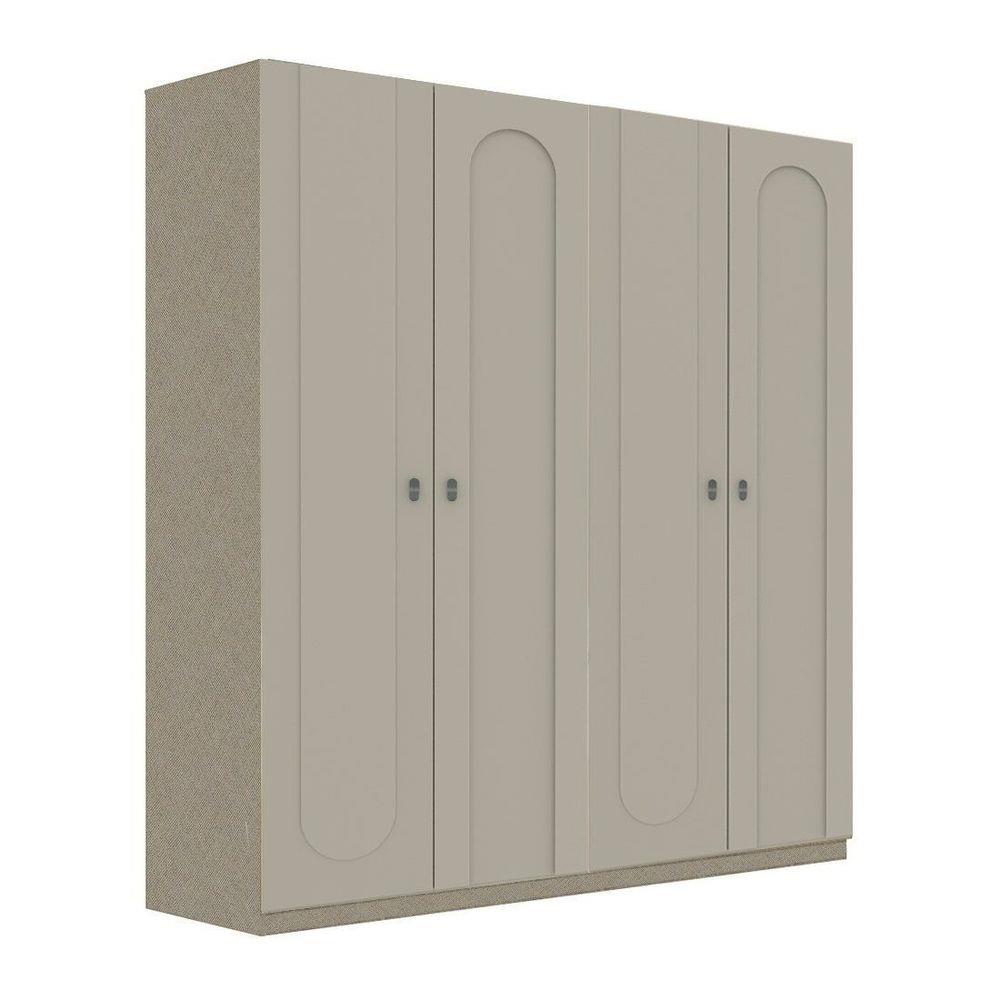 ตู้เสื้อผ้า 4 บานเปิด SB BUILT IN WARDROBE PLUS 59061153 200 ซม. สี PASTELA CREAM