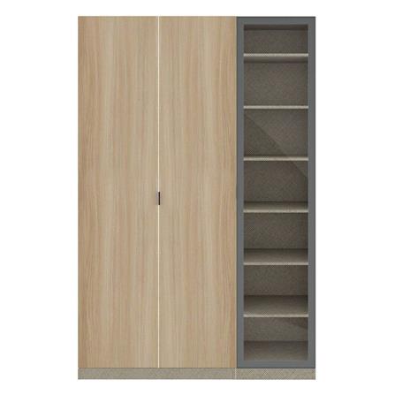 ตู้เสื้อผ้า 3 บานเปิด SB BUILT IN WARDROBE PLUS 59061781 150 ซม. สีไม้อ่อน/RIO BROWN_0