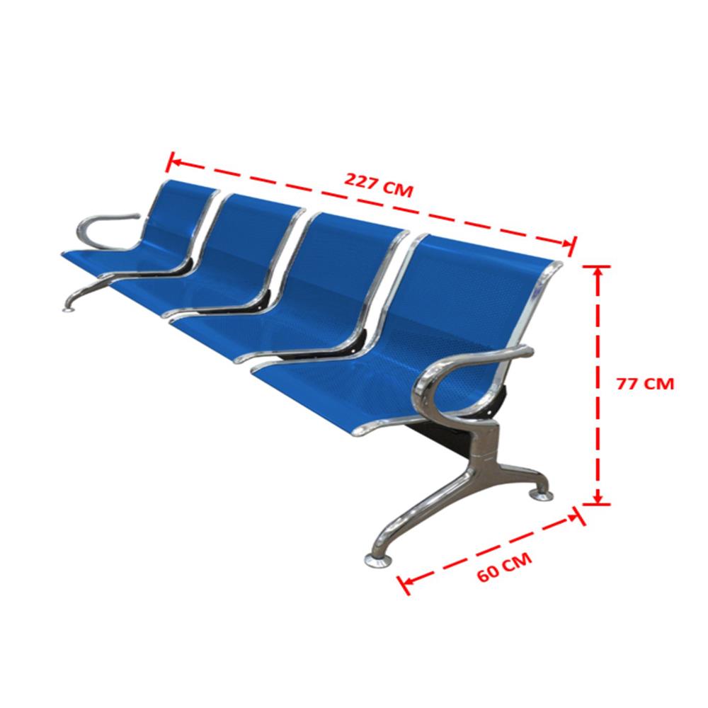 เก้าอี้รับรอง SURE XENA CC-312-4 สีน้ำเงิน