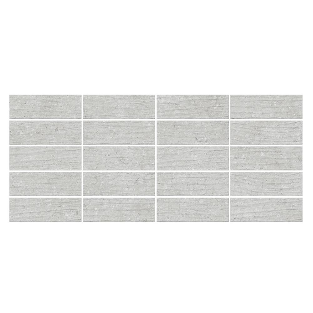 กระเบื้องผนังพอร์ซเลน 10x30 ซม. COTTO ฟอซซิไลซ์ เกรย์ เทา A 0.96 ตร.ม.