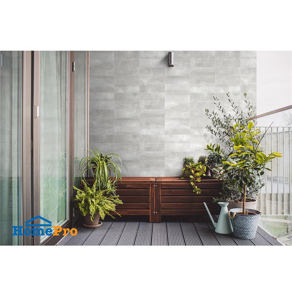 กระเบื้องผนังพอร์ซเลน 10x30 ซม. COTTO ซีเมนตา เทา A 0.96 ตร.ม.