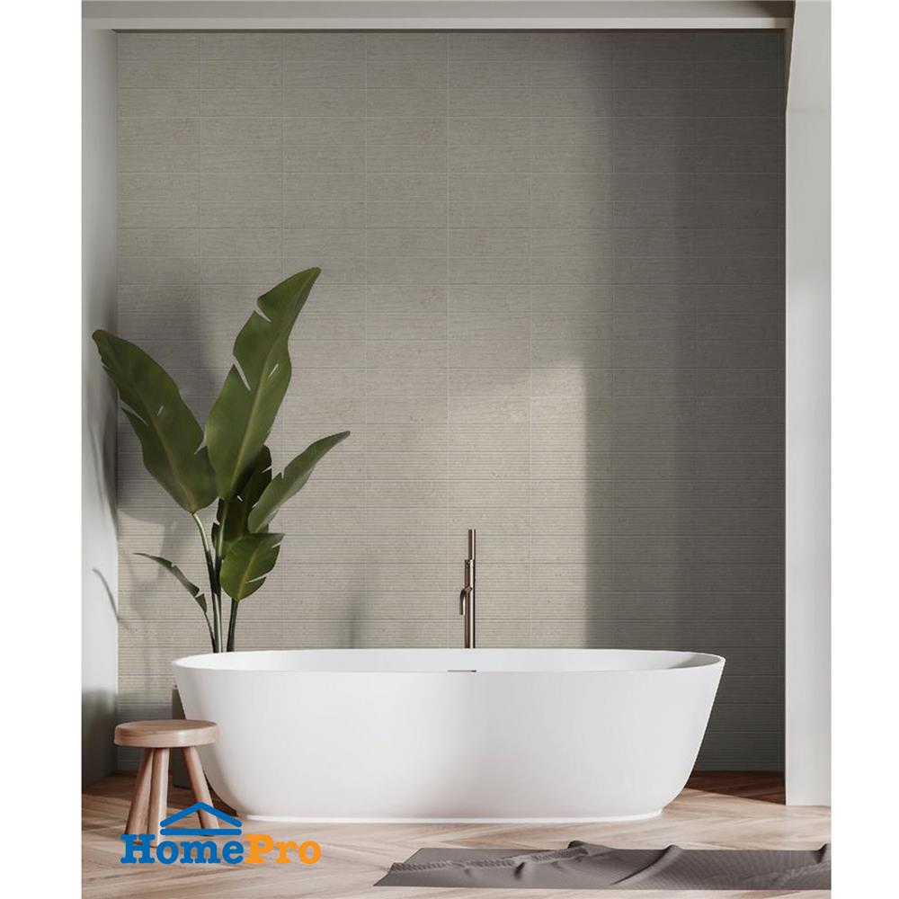 กระเบื้องผนังพอร์ซเลน 10x30 ซม. COTTO ฟอซซิไลซ์ ไอวอรี่ เดโค่ ขาว A 0.96 ตร.ม.