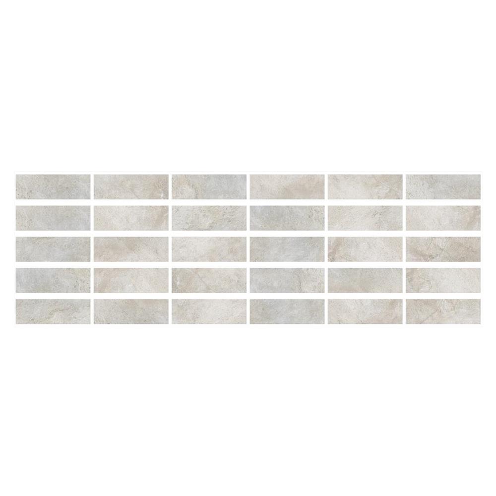กระเบื้องตกแต่งพอร์ซเลน 10x30 ซม. COTTO เบย์สโตน เบจ A 0.96 ตร.ม.