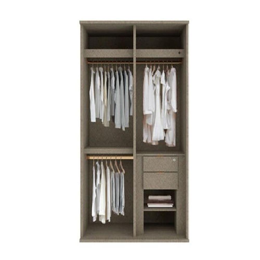 ตู้เสื้อผ้าบานเลื่อน SB BUILT IN WARDROBE PRIME 59060952 120 ซม. สี RIO BROWN