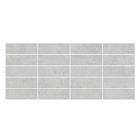 กระเบื้องผนังพอร์ซเลน 10x30 ซม. COTTO ฟอซซิไลซ์ เกรย์ เดโค่ เทา A 0.96 ตร.ม._1