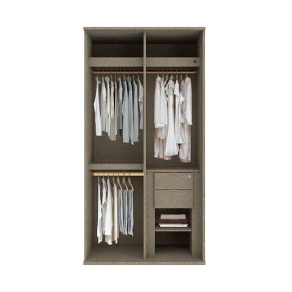 ตู้เสื้อผ้าบานเลื่อน SB BUILT IN WARDROBE PRIME 59060957 120 ซม. สี RIO BROWN