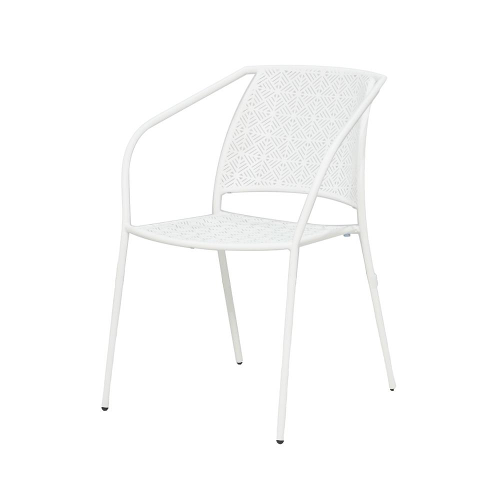 เก้าอี้เหล็ก SPRING TARLA สีขาว_1